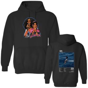 SZA SOS 2 Sided Black Hoodie