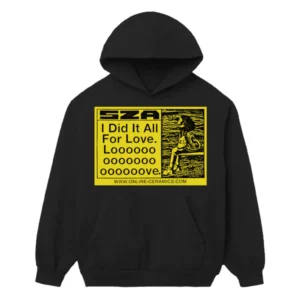 SZA – All For Love Tour Hoodie Black