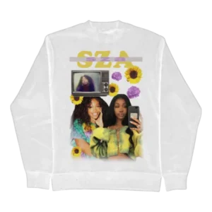 SZA White Sweatshirt