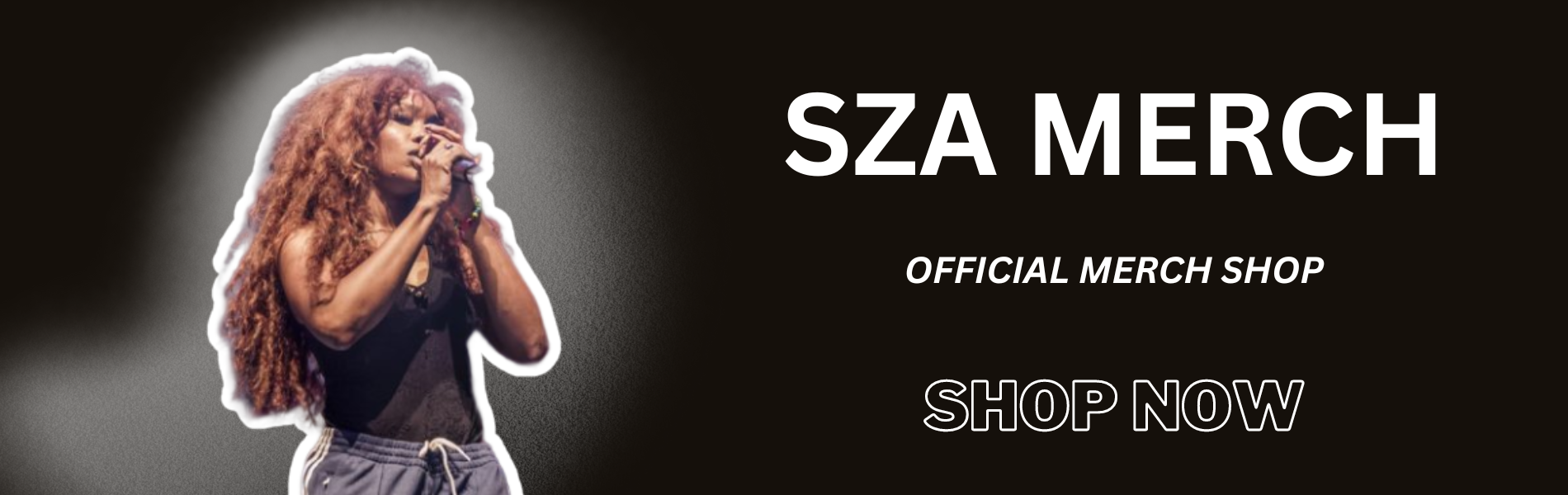 sza merch banner